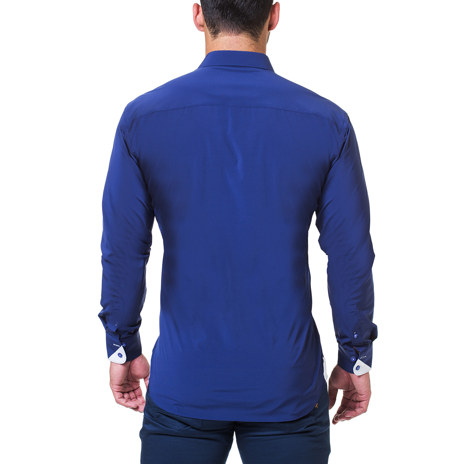 Wall Street Performance Dress Shirt // Blue (M) - Maceoo - Touch of Modern
