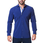 Wall Street Performance Dress Shirt // Blue (L)