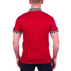 Mozart Solid Polo Shirt // Red (M)