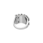 Cartier 18k White Gold Diamond Marquee Ring // Ring Size: 6.75 // Pre-Owned