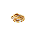 Cartier 18k Yellow Gold Diamond Trinity Ring // Ring Size : 5.25 // Pre-Owned