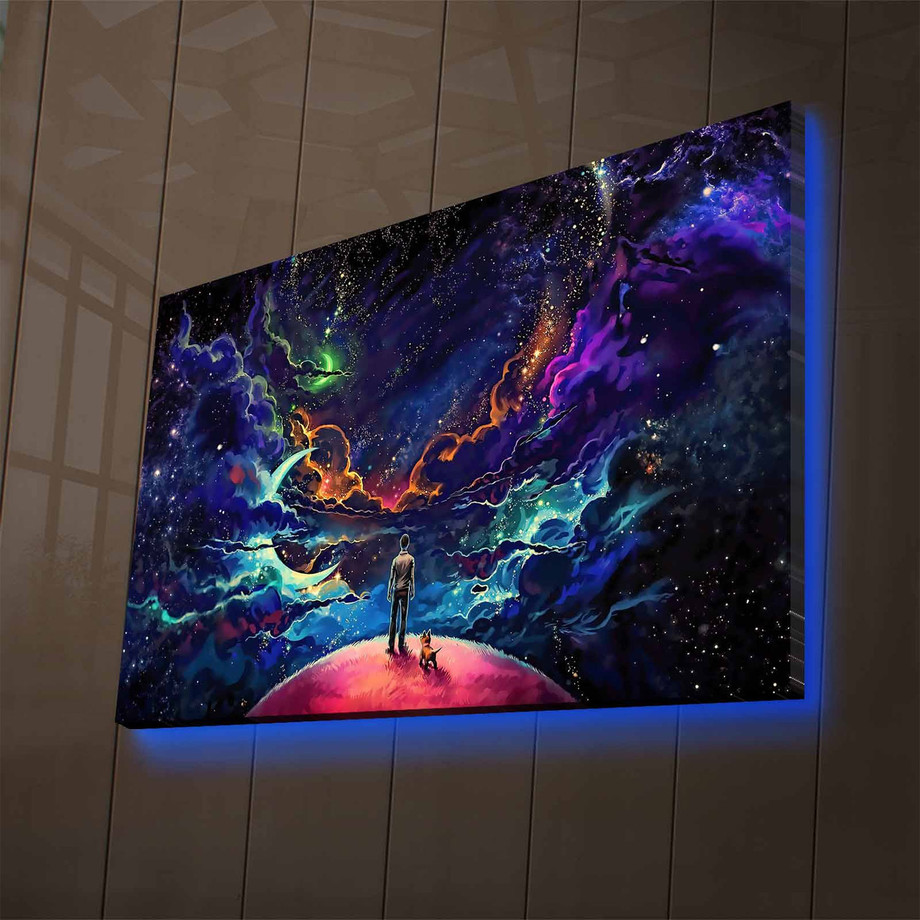 Wallity LED Canvas Art Touch of Modern