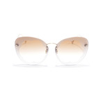 Women's SF178S Sunglasses // Shiny Gold + Burnt Mint