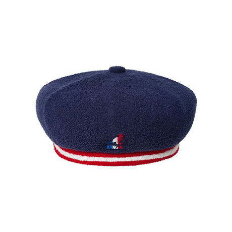 FS Colorblock Jax Beret // Dark Blue (S)