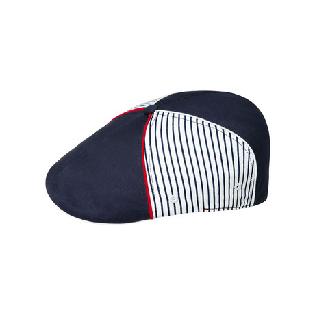 FS Micro Stripe Driving Cap // Navy (S)