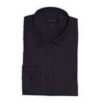 Newel Slim Fit Button Down Shirt // Navy Blue (M)