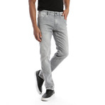 Jake Grey Athletic Jeans // Light Grey (36WX32L)