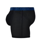 SHEATH 4.0 AirFlow Mesh Men's Dual Pouch Boxer Brief // Blue + Black (Small)