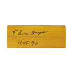 Elvin Hayes // Signed Basketball Court Floor Piece // Hall of Fame 1990 // 8" x 3"