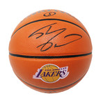 Shaquille O'Neal // Signed Spalding Los Angeles Lakers Logo Game Series Replica NBA Basketball