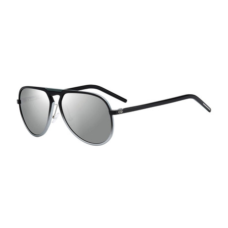 Men's AL13.2 Aviator Sunglasses // Palladium Gray + Silver Mirror