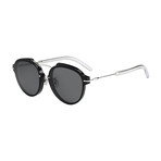 Unisex Clat Sunglasses // Black + Silver + Gray