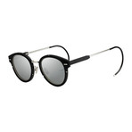 Unisex Magnitude Sunglasses // Black + Silver