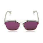 Men's Abstract Sunglasses // White + Red