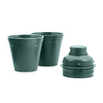 Vaya Drynk // 12 Fl. Oz // Green // Sipper + Gulper Lid