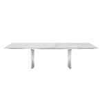 ANDREA XL // Motorized Dining Table // Marbled White