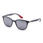 Men's Classic Sunglasses // Matte Gray + Silver