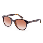 Women's RB4203-710-1351 Fashion Sunglasses // Shiny Havana + Brown