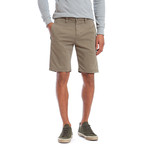 Matteo Sateen Twill Shorts // Khaki (30WX32L)