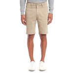 Matteo Sateen Twill Shorts // Beige (30WX32L)