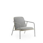 Pad Lounge Chair // Low // Gray Steel