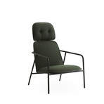 Pad Lounge Chair // High // Black Steel
