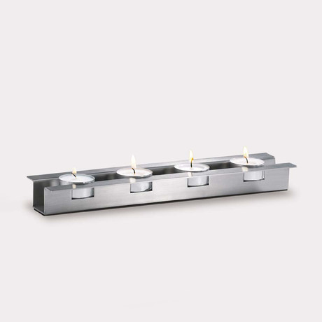 Fila Tea Light Holder // Brushed Finish