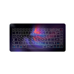 Mini Glass Touch Smart Keyboard // WIRED (Silver bottom case+White Glass Panel)