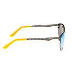 Hercules Polarized Sunglasses // Titanium (Gunmetal Frame + Celeste Yellow Lens)