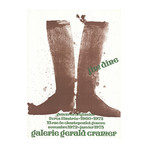 Brown Boots // Jim Dine // 1972 Lithograph