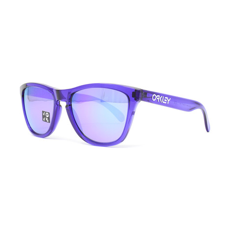 Men's Frogskins OO9013 Polarized Sunglasses // 55mm // Crystal Purple