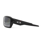 Men's Double Edge OO9380 Polarized Sunglasses // 66mm // Polished Black