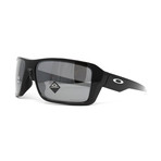 Men's Double Edge OO9380 Polarized Sunglasses // 66mm // Polished Black