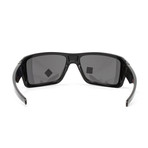 Men's Double Edge OO9380 Polarized Sunglasses // 66mm // Polished Black