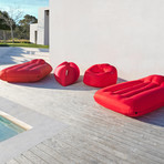 Lamzac L Inflatable Lounge Bed (Aqua Blue)