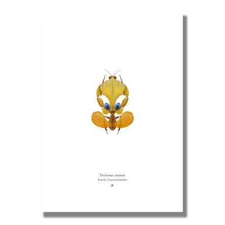 Signed Limited Edition Looney Tunes Tweety-Pie-inspired Print