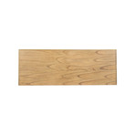Bon Secour Natural Wood Bench with Storage