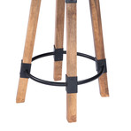 Brownhelm Wood & Metal Counter Stool
