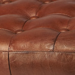 Whitshire Leather + Metal Counter Stool