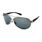 Unisex RB3386-4-82 Sunglasses // Black + Silver