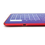 Glass Touch Smart Keyboard // WIRED (Glossy Red + Red-Blue Gradient)
