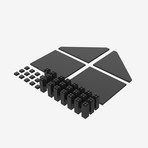 Simply Shelves // 4-Board Kit // Black