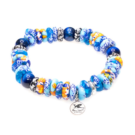 Dell Arte // Krobo Color of Life Bracelet // Blue