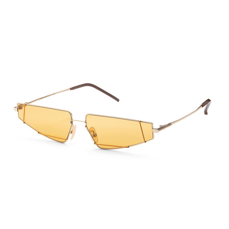 Men's FF-M0054-S-001Q-61-13 Sunglasses // Gold + Brown