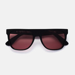 Men's Flat Top Sunglasses // Bordeaux