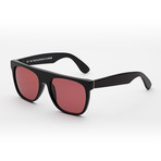 Men's Flat Top Sunglasses // Bordeaux