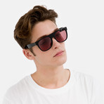 Men's Flat Top Sunglasses // Bordeaux