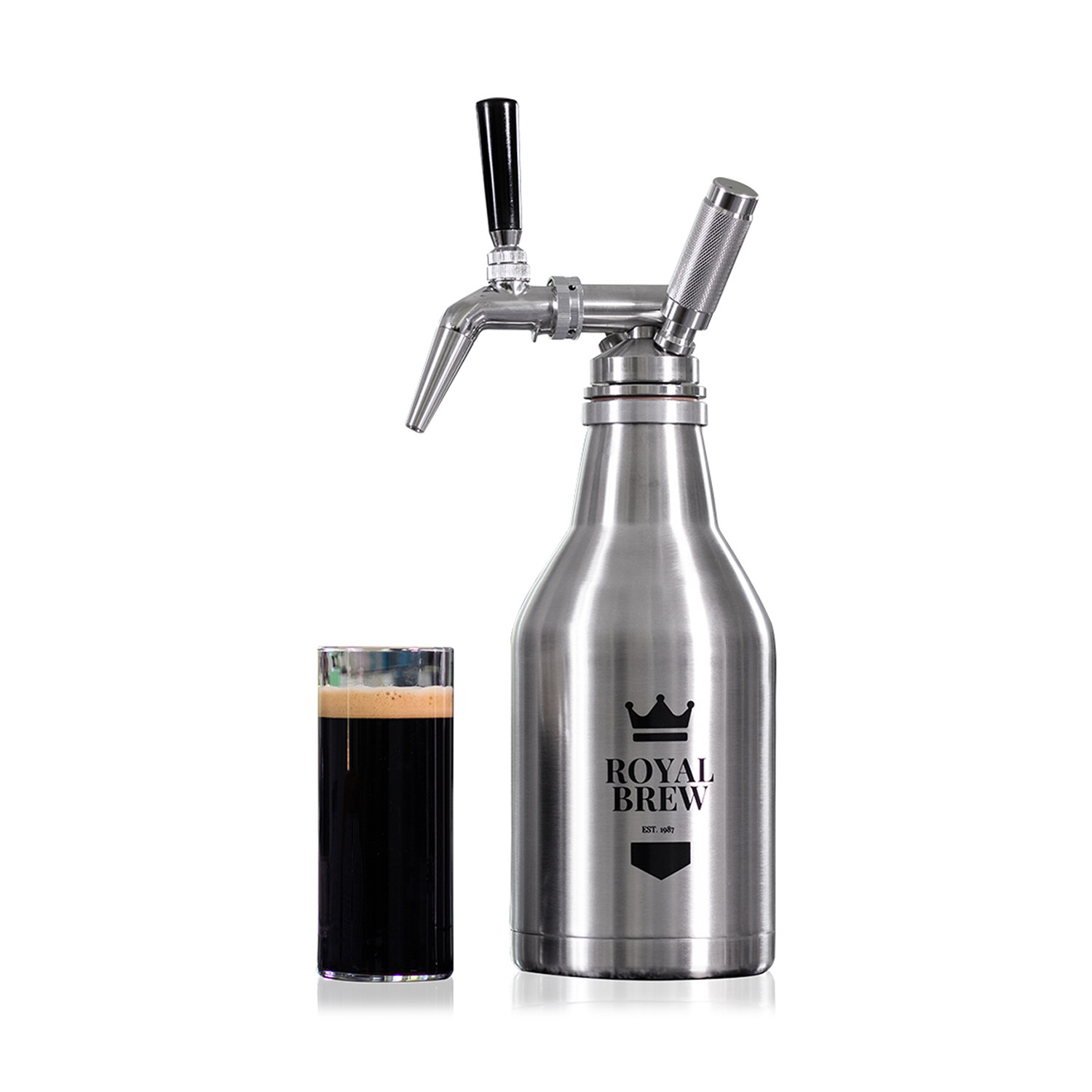 Royal Brew Nitro Cold Brew Coffee Growler // 64 oz (Stainless Steel) - Royal  Kitchen Co. - Touch of Modern