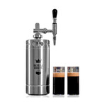 Royal Brew Nitro Cold Brew Coffee Maker Home Keg Kit System // 128oz (Stainless Steel)