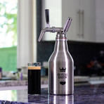 Royal Brew Nitro Cold Brew Coffee Growler // 64 oz (Stainless Steel)